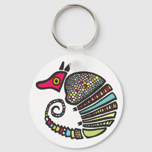 Porte-clés Colorful Armadillo Keychain