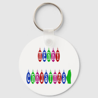 Porte-clés Colorful Merry Christmas Ornament