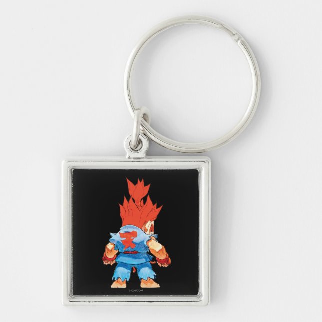 Porte-clés Combattant superbe II Turbo Akuma de puzzle (Devant)