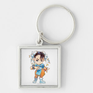 Porte-clés Combattant superbe II Turbo Chun-Li de puzzle