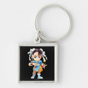Porte-clés Combattant superbe II Turbo Chun-Li de puzzle