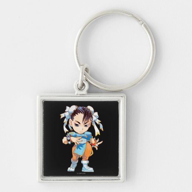 Porte-clés Combattant superbe II Turbo Chun-Li de puzzle (Devant)