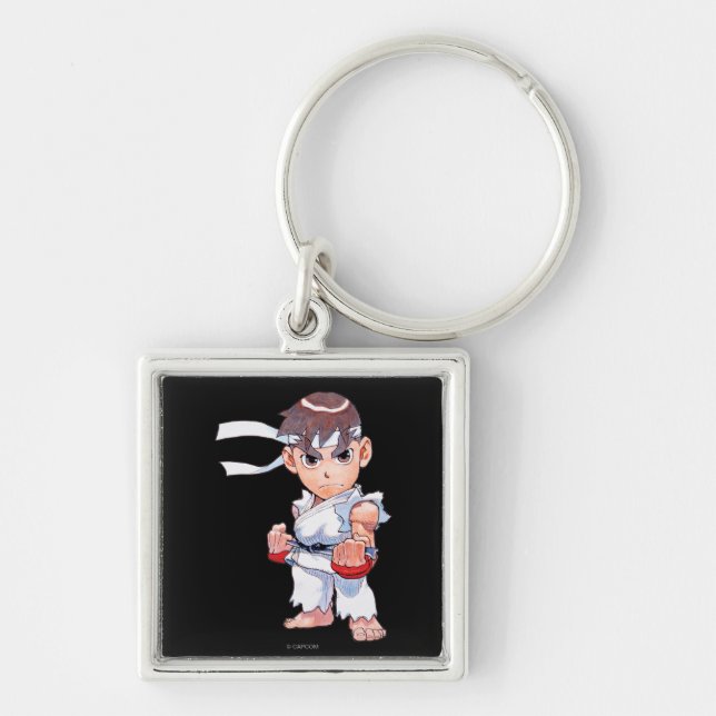 Porte-clés Combattant superbe II Turbo Ryu de puzzle (Devant)