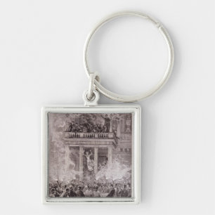 Porte-clés Combustion du théâtre d'anneau, Vienne