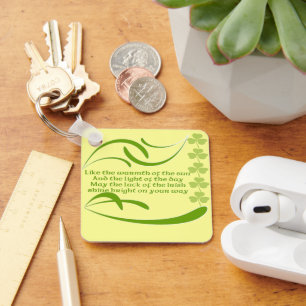 Porte-clés Comme la chaleur du soleil, la bénédiction irlanda