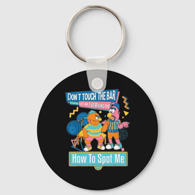 Porte-clés Comment Me Repérer Gym Poids Bodybuilding Fitn (Recto)
