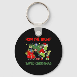 Porte-clés Comment Trump a sauvé Noël Drôle Trump Christma