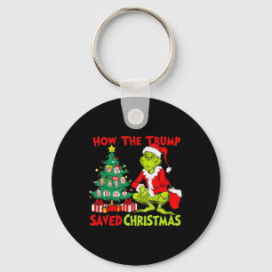 Porte-clés Comment Trump a sauvé Noël Drôle Trump Christma