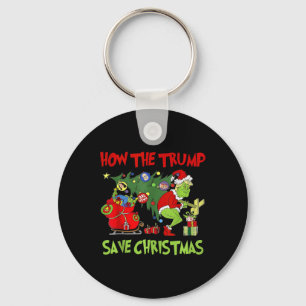 Porte-clés Comment Trump a sauvé Noël Drôle Trump Christma