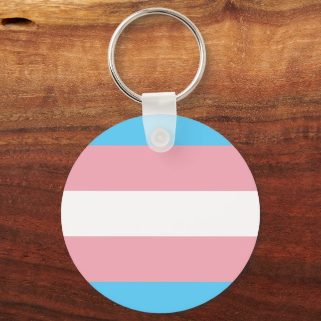 Porte-clés Communauté Transgenre Flag & Fierté / genre (Recto)
