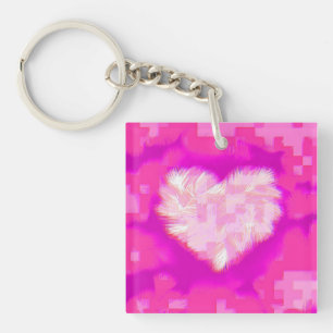 Porte-clés Compartiments Coeur minuscule