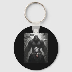 Porte-clés Complot de rencontre de Bigfoot Ufo Alien Visitati