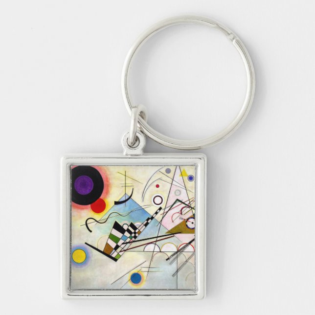 Porte-clés Composition 8 de Kandinsky (Devant)