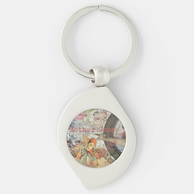 Porte-clés Comptine de Mère l'Oie Conte de Fées (Devant)
