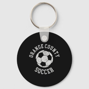 Porte-clés Comté d'Orange Football Rétro Détresse 90's Vintag