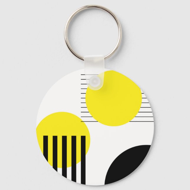 Porte-clés Conception abstraite (Recto)