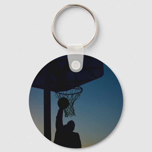 Porte-clés Conception de basket-ball (Recto)