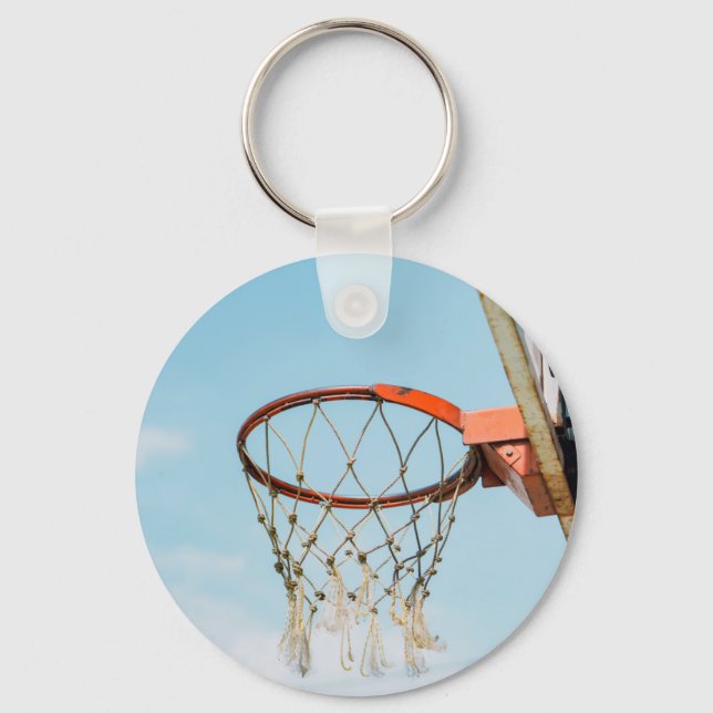 Porte-clés Conception de basket-ball (Recto)