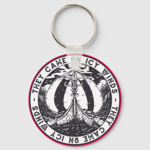 Porte-clés Conception de bateau Viking scandinave nordique