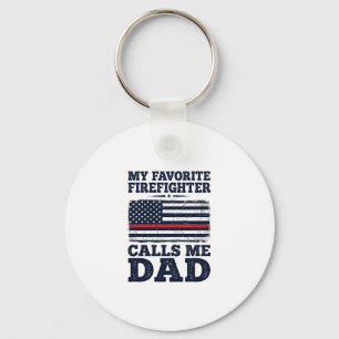 Porte-clés Conception de chemise de drapeau vintage de papa p