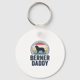 Porte-clés Conception de chemise vectorielle Berner Daddy Vin