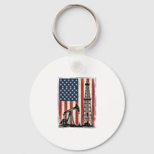 Porte-clés Conception de chemise vectorielle du drapeau améri