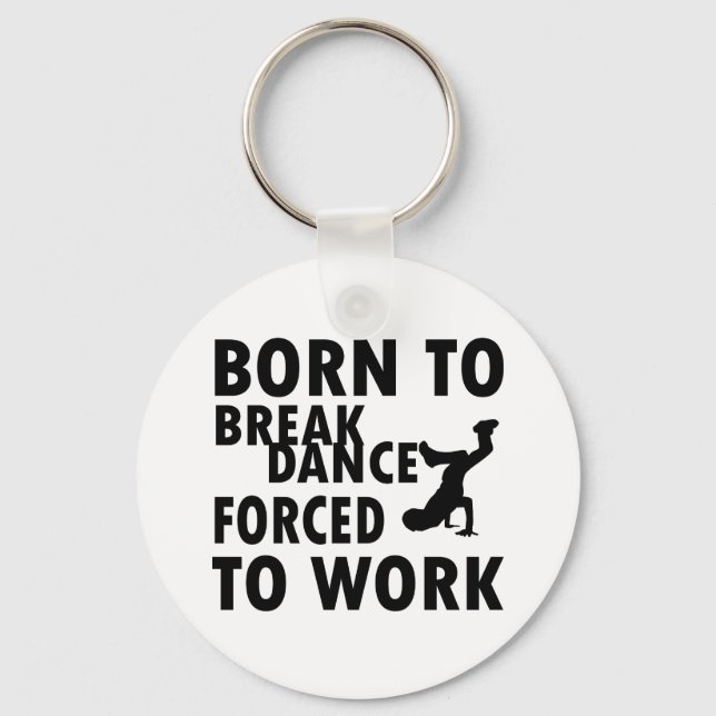 Porte-clés Conception de cool Breakdance (Recto)
