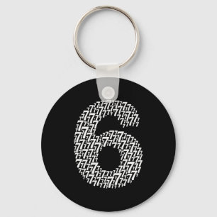 Porte-clés Conception de costume d'Halloween 67 Soixante-Sept