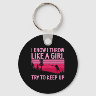 Porte-clés Conception de disque de golf cool pour femmes Fill
