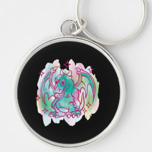 Porte-clés Conception de fantaisie de dragon mignon