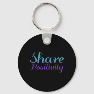 Porte-clés Conception de prévention de la positivité partagée