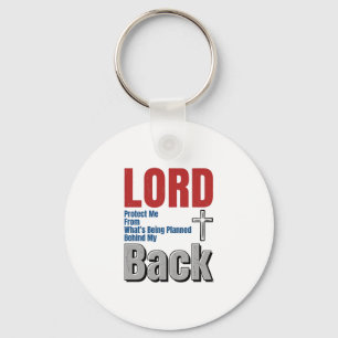 Porte-clés Conception de t-shirt de foi chrétienne Lord Prote