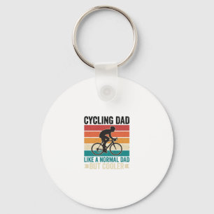 Porte-clés Conception de T-Shirt de Papa Cycliste Vintage pou