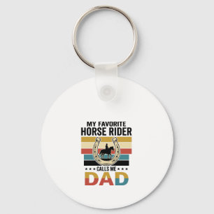 Porte-clés Conception de t-shirt Mon cavalier de cheval préfé