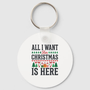 Porte-clés Conception de typographie de vacances de cadeaux d