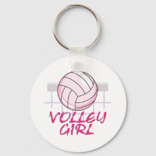 Porte-clés conception de volley-ball fille de vallée
