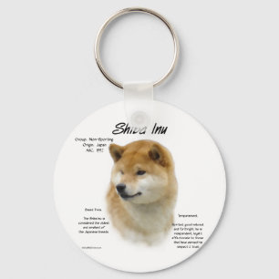 Porte-clés Conception d'histoire de Shiba Inu