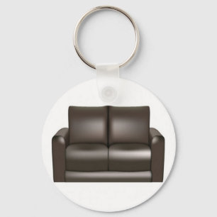 Porte-clés Conception en cuir Brown de sofa