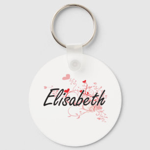 Porte-clés Conception nommée artistique d'Elisabeth avec des