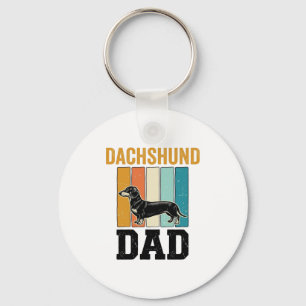 Porte-clés Conception vectorielle pour amateur de chien père
