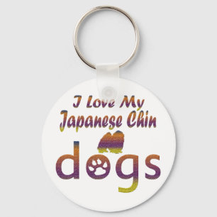 Porte-clés Conceptions de Chin de Japonais