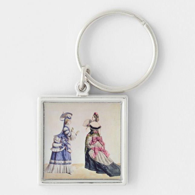 Porte-clés Conceptions de mode pour des femmes des 1860's (Devant)