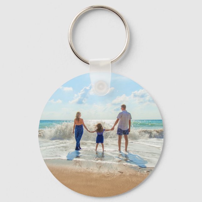 Porte-clés Concevez votre propre Porte - clé photo cadeau per (Recto)
