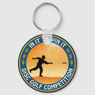 Porte-clés Concours de golf sur disque