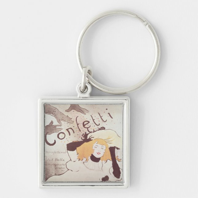 Porte-clés Confettis de Henri De Toulouse-Lautrec |, 1893 (Devant)