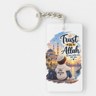 Porte-clés Confiance en Allah - Accessoire de foi