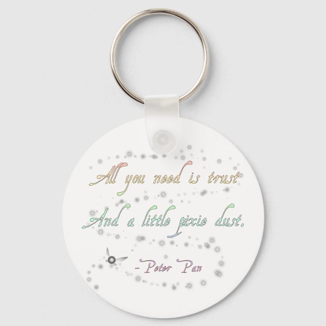 Porte-clés Confiance et Porte - clé Pixie Dust (Recto)
