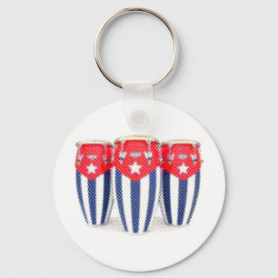 Porte-clés Congas cubaines