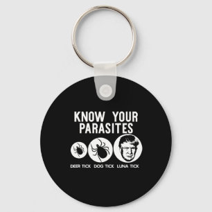 Porte-clés Connaissez vos parasites Anti-Trump Résiste T Shir