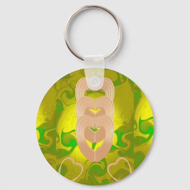 Porte-clés connexion coeur (Recto)